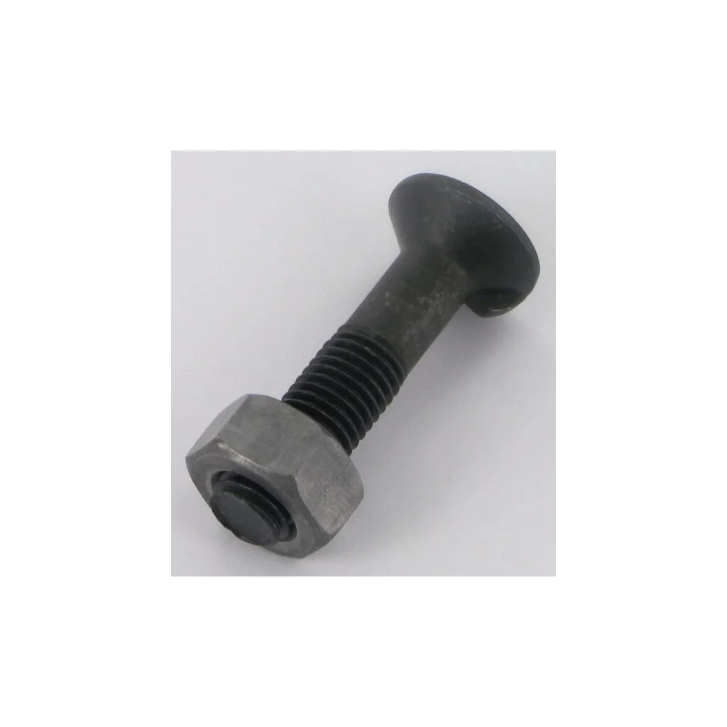 Șurub și piuliță pentru plug M11x50, 1 nervură DIN604 cl. 8.8 11501N