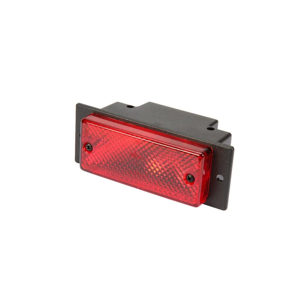 Proiector ceață rectangular, 12V, roșu, prindere cu șurub, 136x69mm, Jokon 133010010