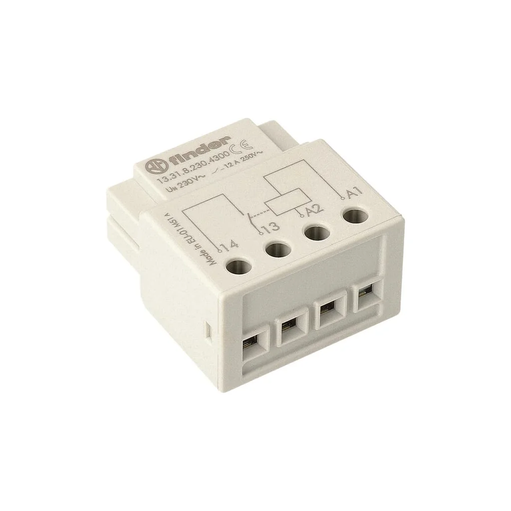 Releu monotab. electromecanic montat în cutie, 1NO 12A/230V AC 133182304300