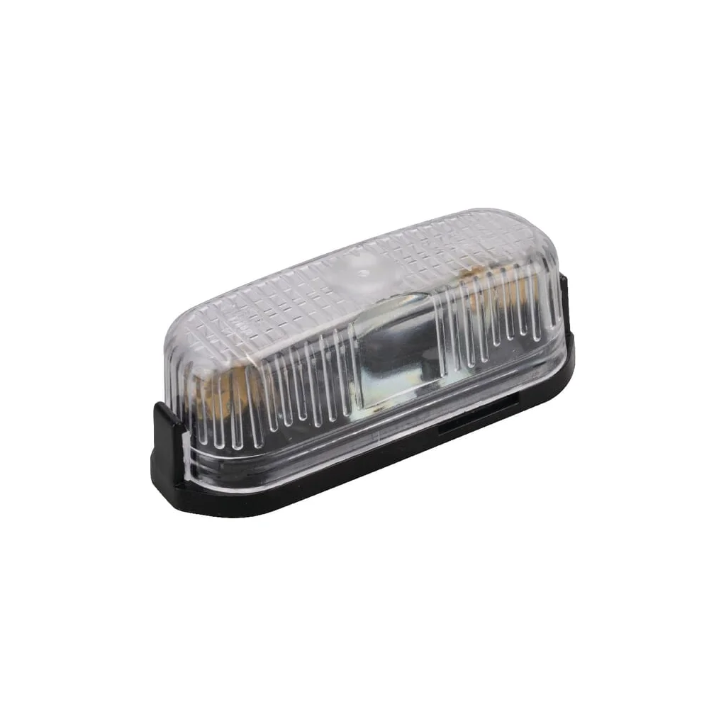 Lumină de gabarit rectangulară, 12/24V, albă, cu șuruburi, 74x27mm, Jokon 135002001