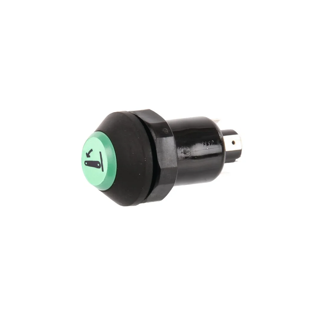 Comutator tip buton ridicare cuplaj rotund verde 11145320PN