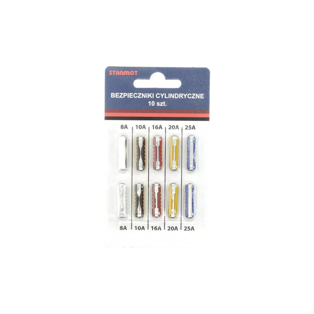 Set de 10 siguranțe tip torpilă 1410000999SET
