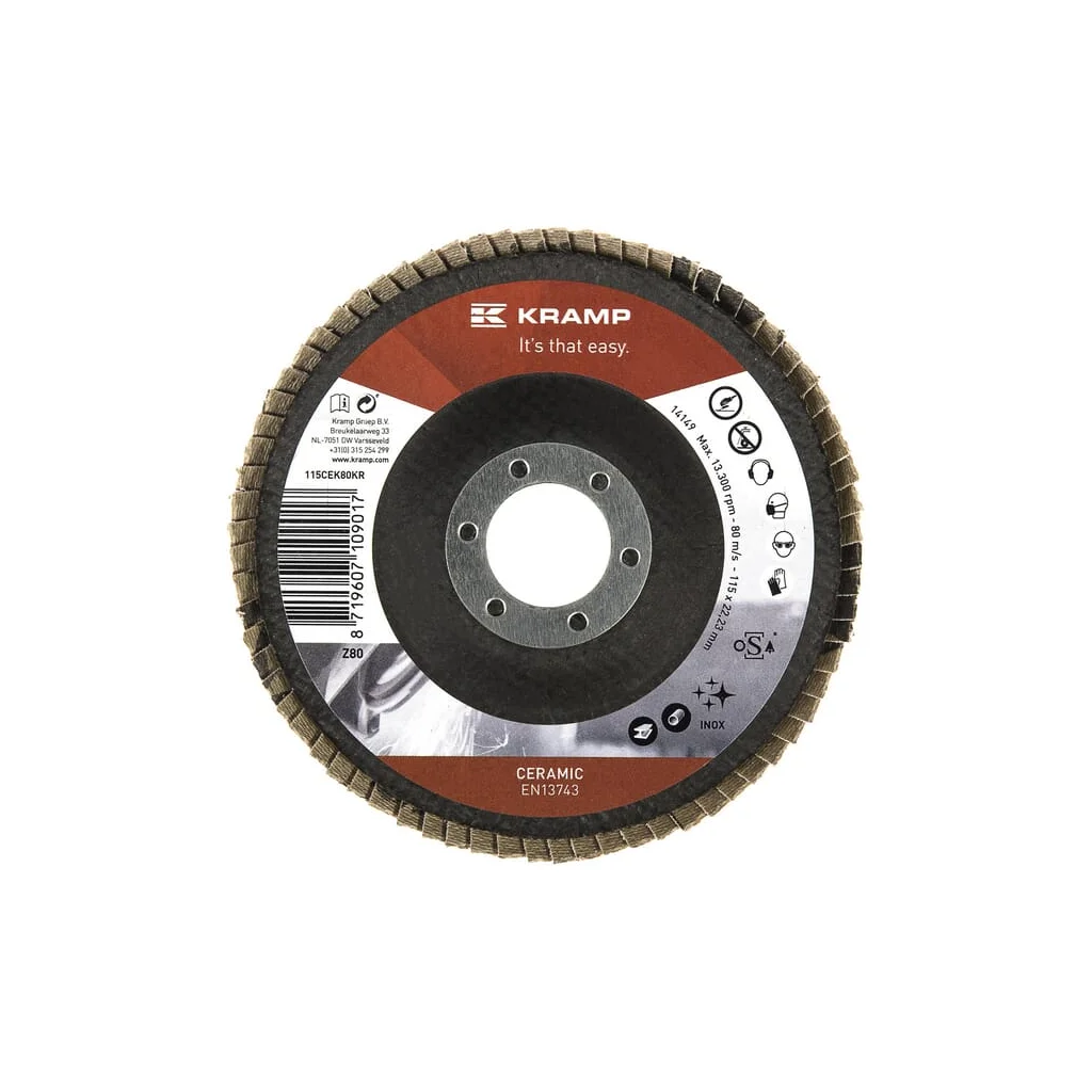 Disc lamelar ceramică 115mm K80 115CEK80KR