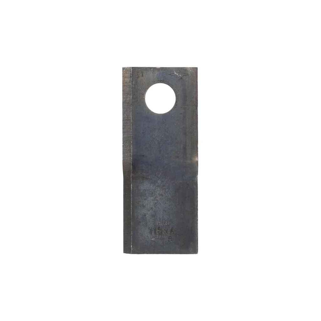 [AMAT2-63030] Lamă cositoare dreapta 118x48x4mm orificiu 19mm pachet 25 buc. potrivită pentru Fella 133074