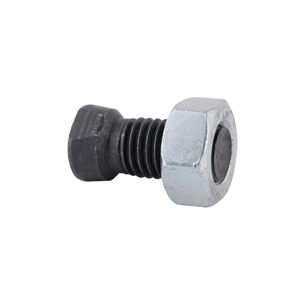 Șurub cu cap conic M14x38 cu 1 capăt plat și piuliță 1438C1F