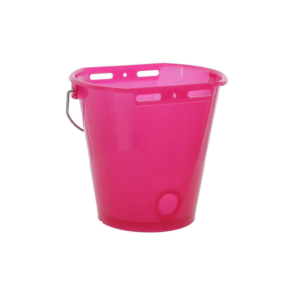 Găleată de hrănire roz transparentă 8L 14268