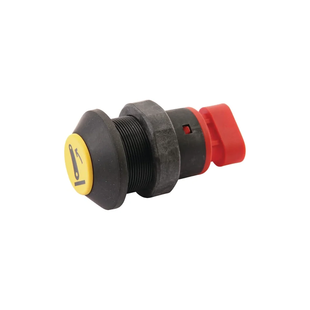 Comutator tip buton ridicare cuplaj rotund galben 11901006PN