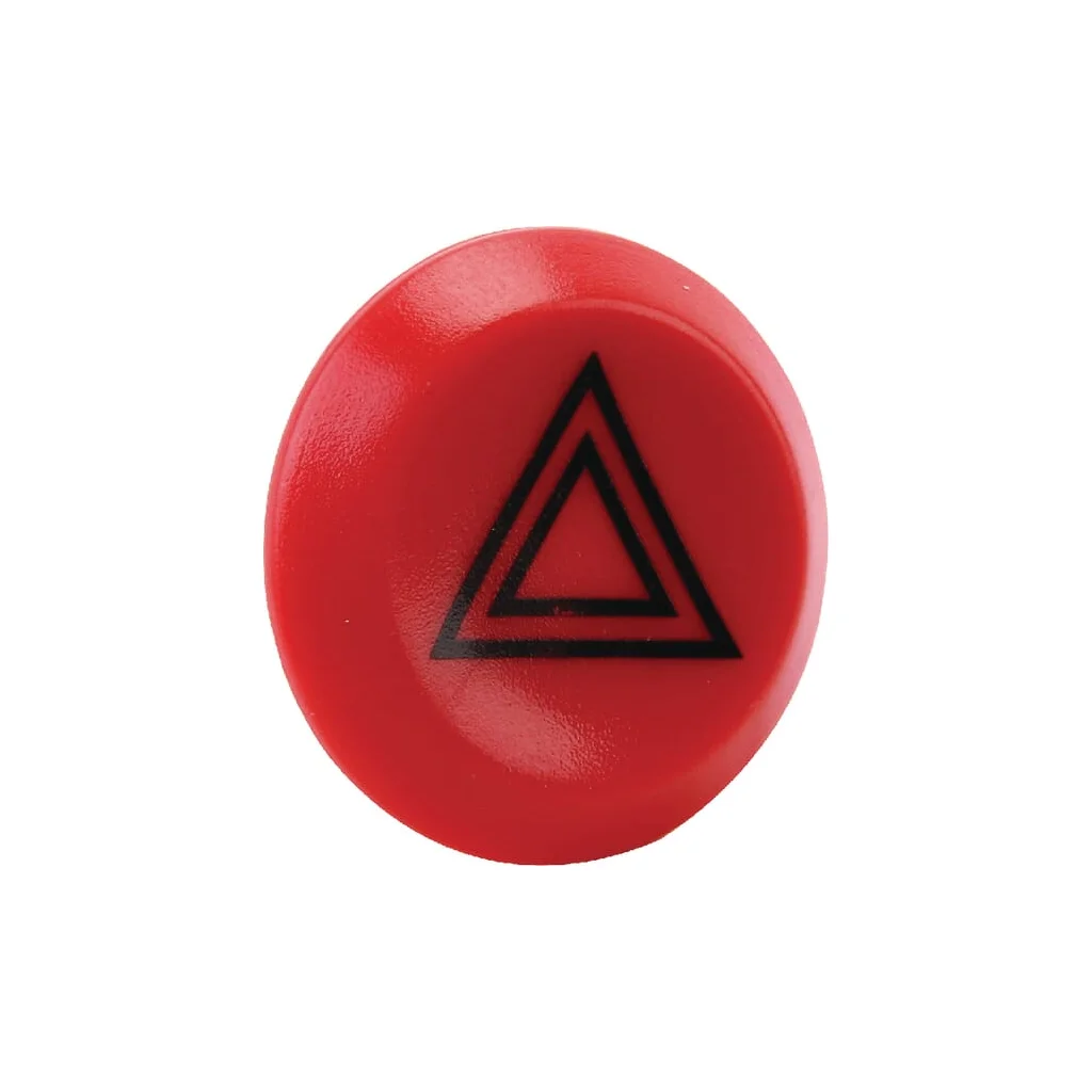 Capac buton lumini de avarie rotund roșu 11356250PN