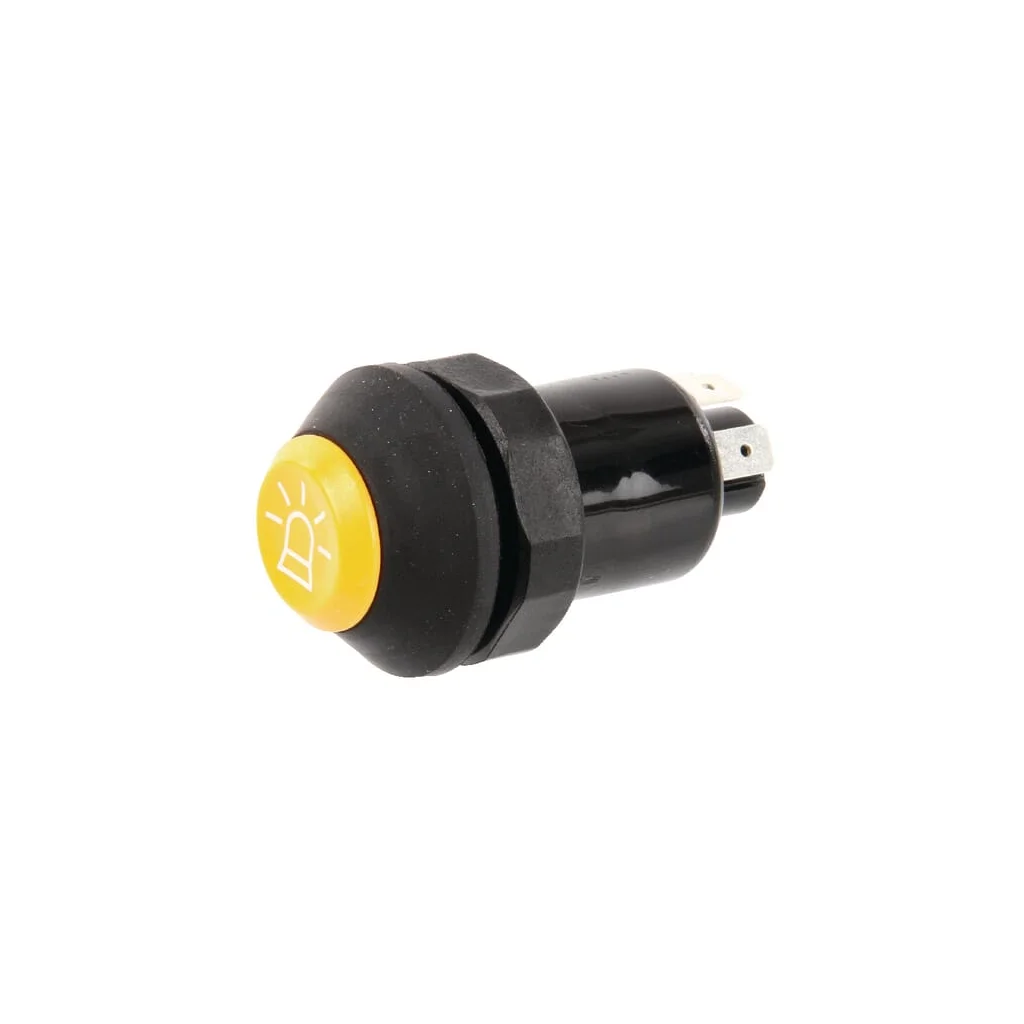 Comutator tip buton girofar rotund galben 11110790PN