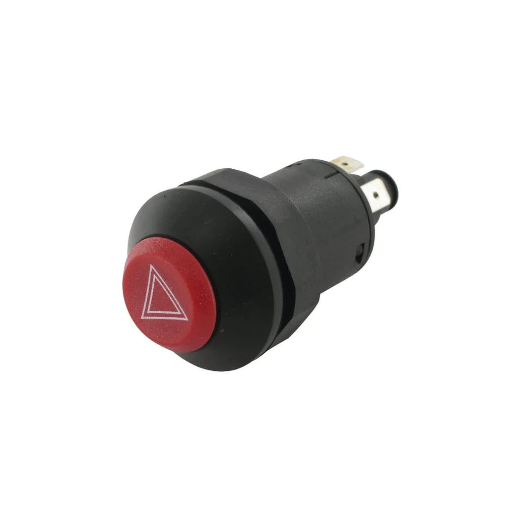 Comutator tip buton lumini de avarie rotund roșu 11105020PN