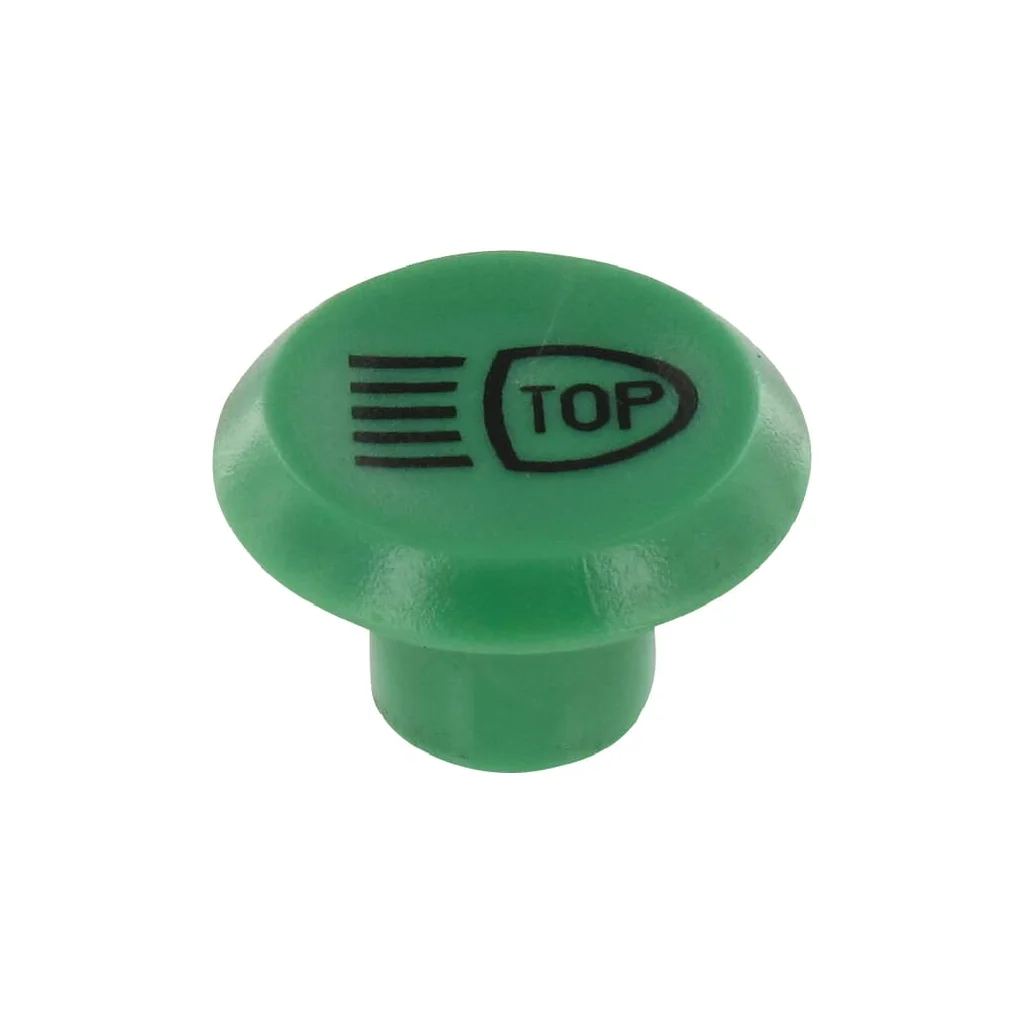 Capac buton lumini superioare rotund verde 11346390PN