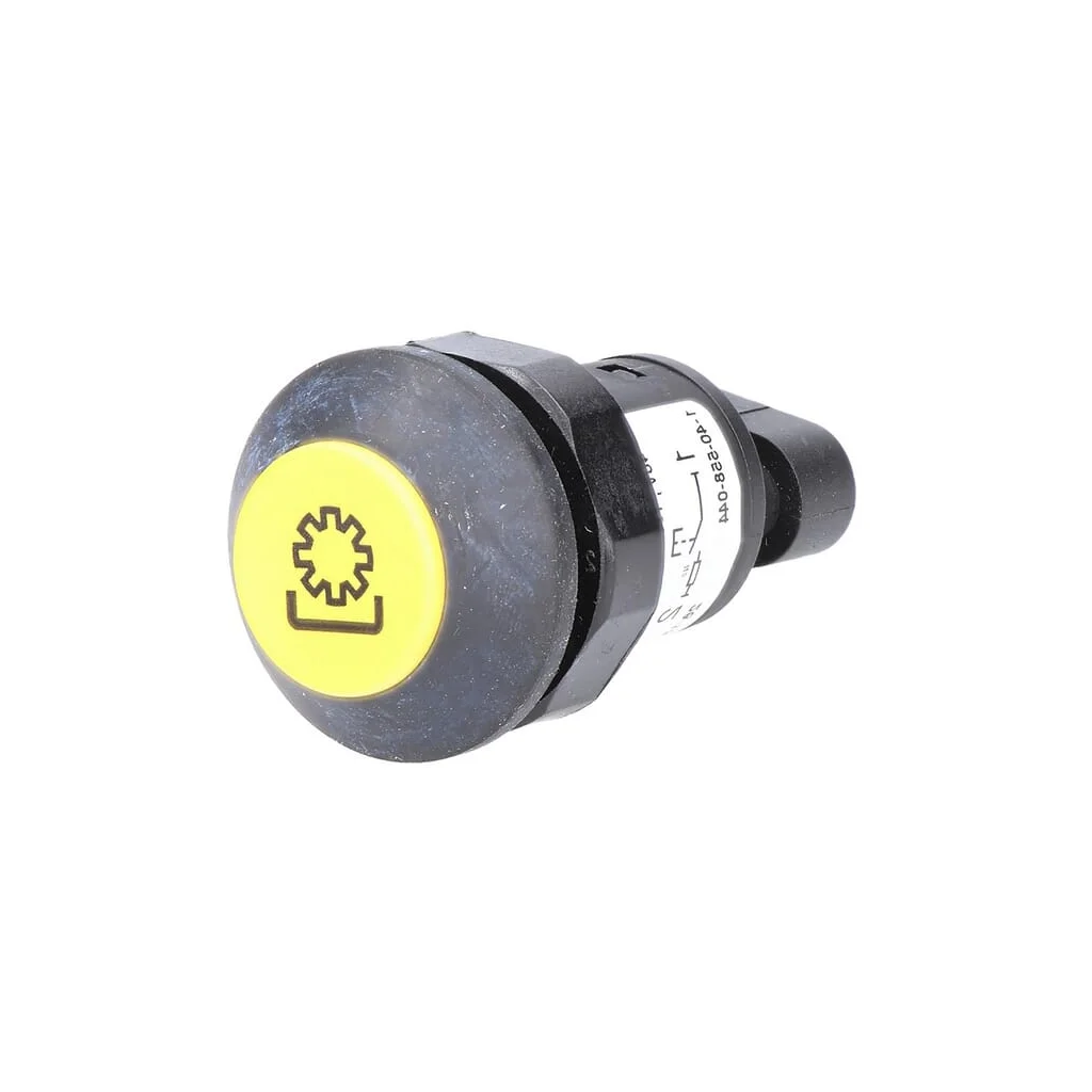 Comutator tip buton cardan rotund galben 11911001PN