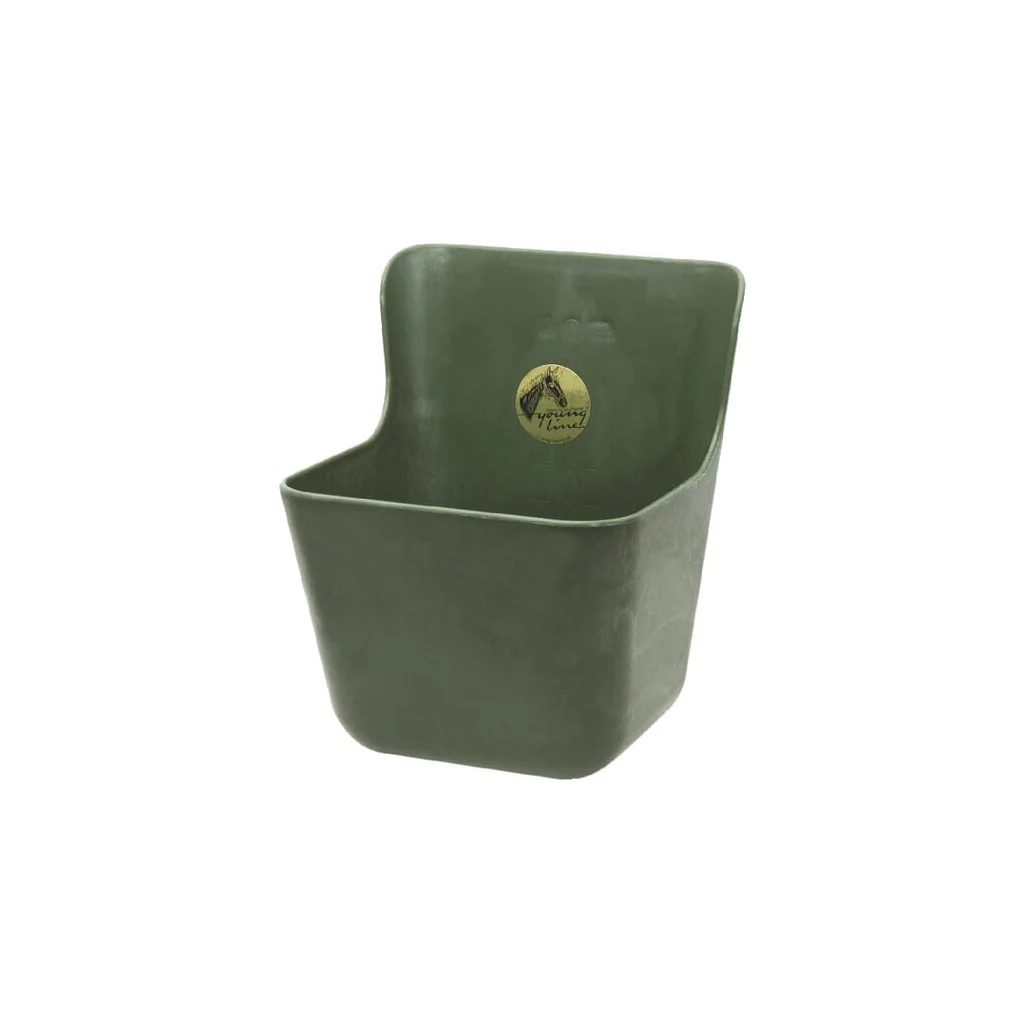 Recipient pentru hrănire cai, verde, 11,5 l 1620100204