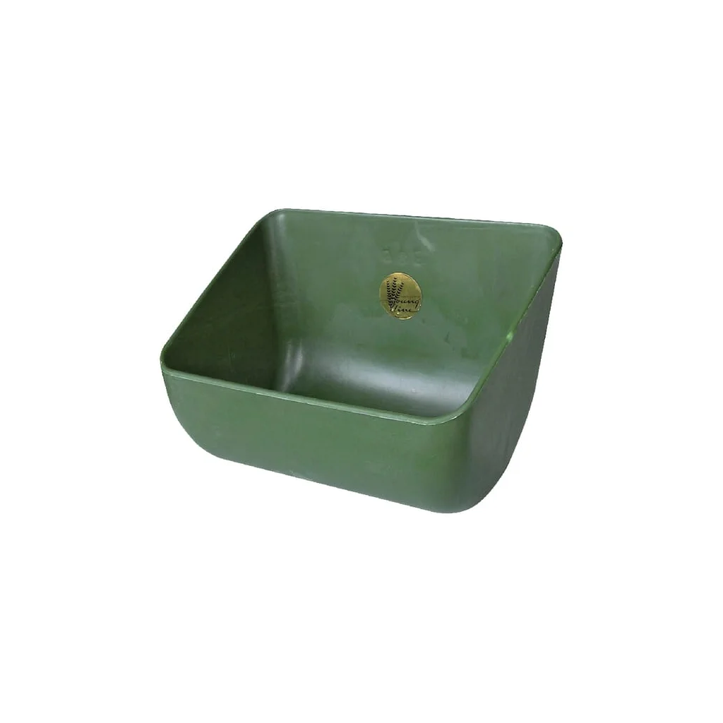 Recipient pentru hrănire cai, verde, 12 l 1620100202