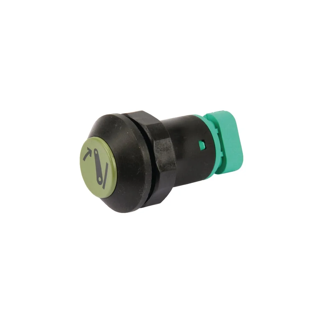 Comutator tip buton coborâre cuplaj rotund verde 11908002PN