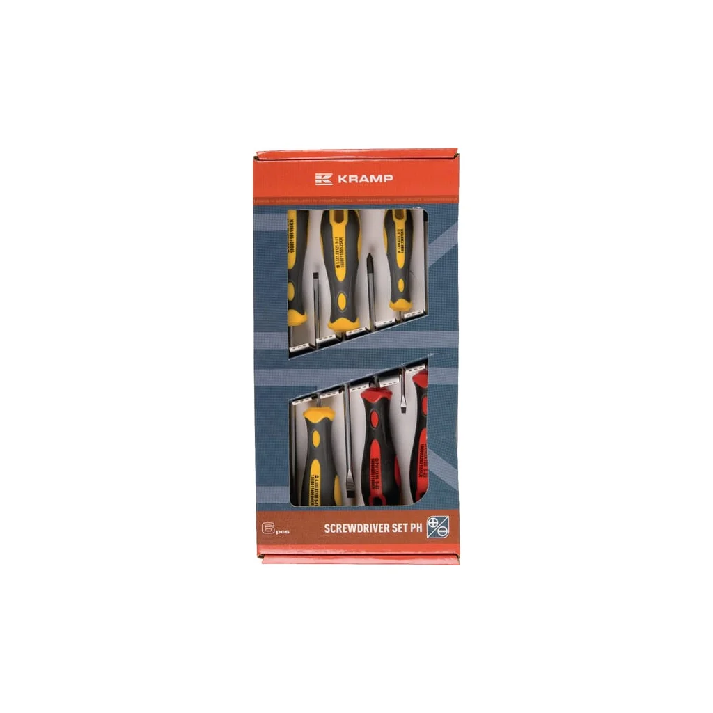 Set șurubelnițe drepte și în cruce PH, 6 piese 1808030106KR
