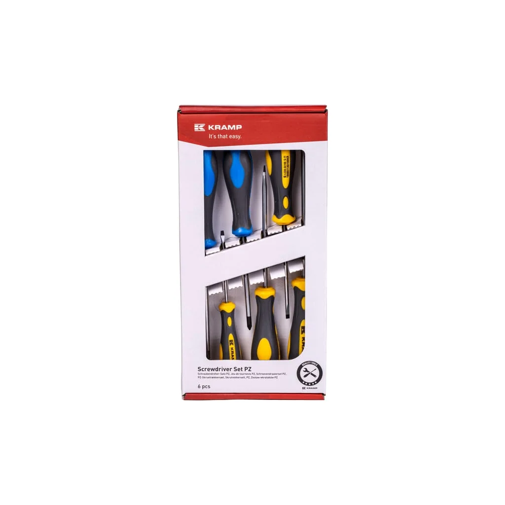 Set șurubelnițe drepte și în cruce PZ 6 piese 1808030606KR
