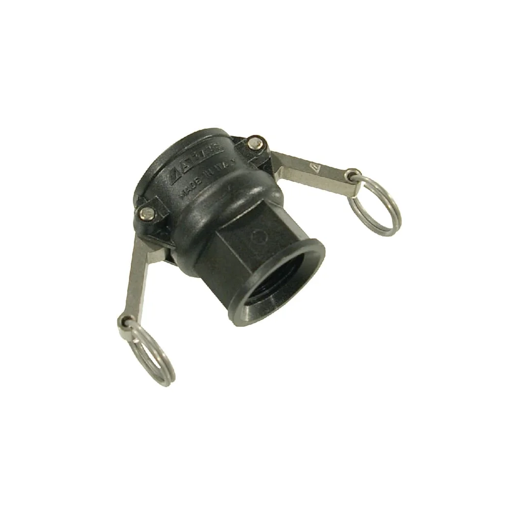 Cuplă Camlock tip D 3/4", filet mamă, polipropilenă 18103D