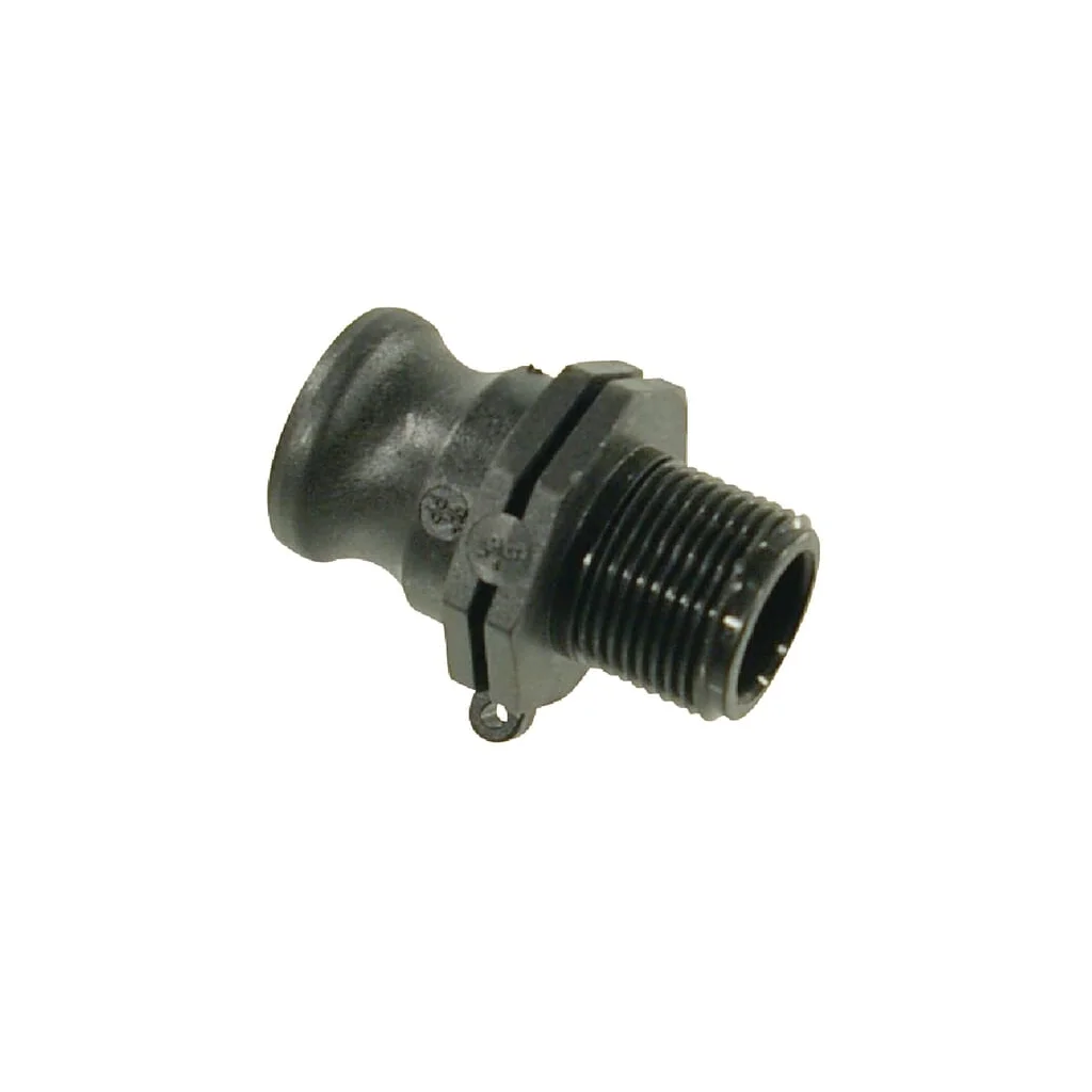 Cuplă Camlock tip F 3/4", filet tată, polipropilenă 18103F