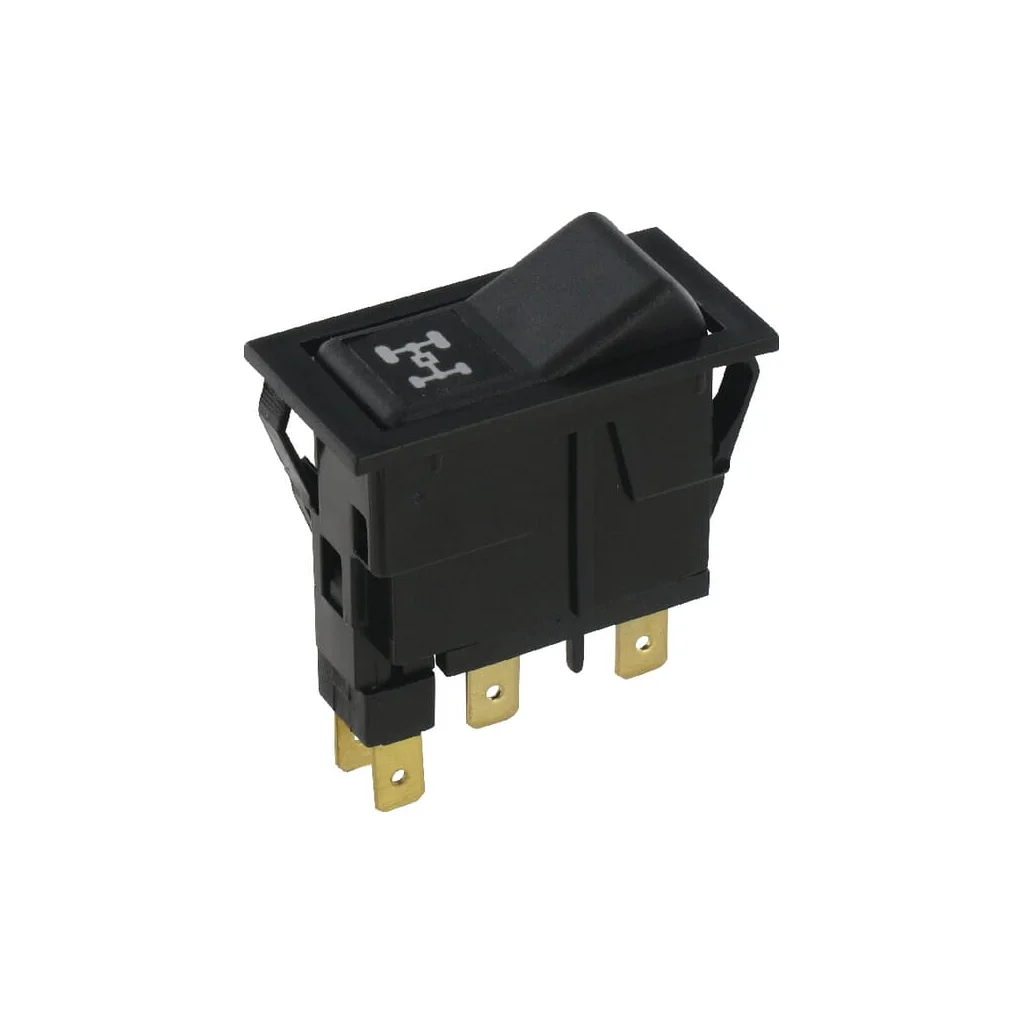 Întrerupător basculant, I-II, on-on, 5 pini, 4WD 16458000