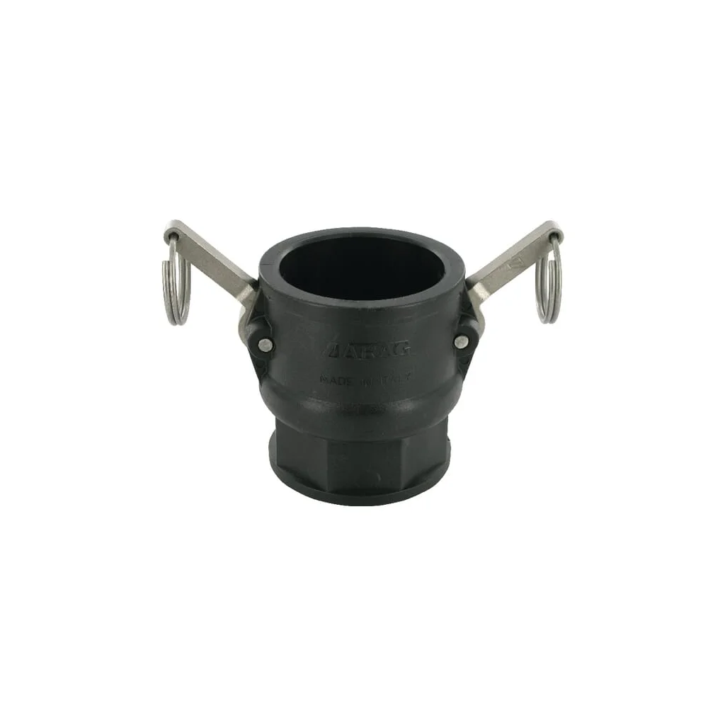 Cuplă Camlock tip D 2", filet mamă, polipropilenă 18107D