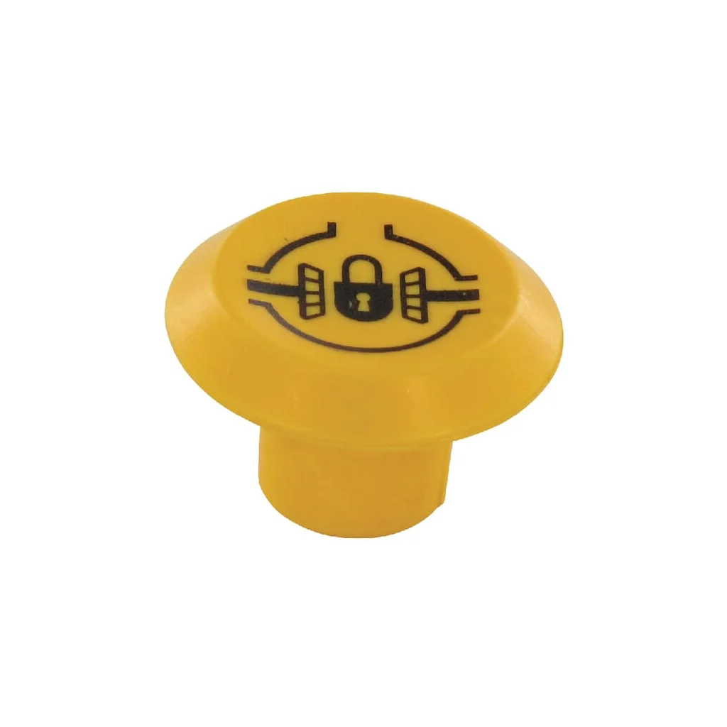 Capac buton blocare diferențial rotund galben 11316240PN