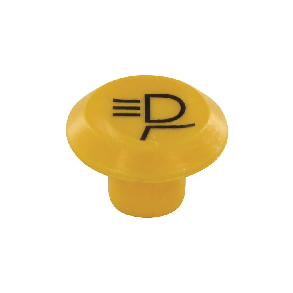 Capac buton lumini superioare rotund galben 11316370PN