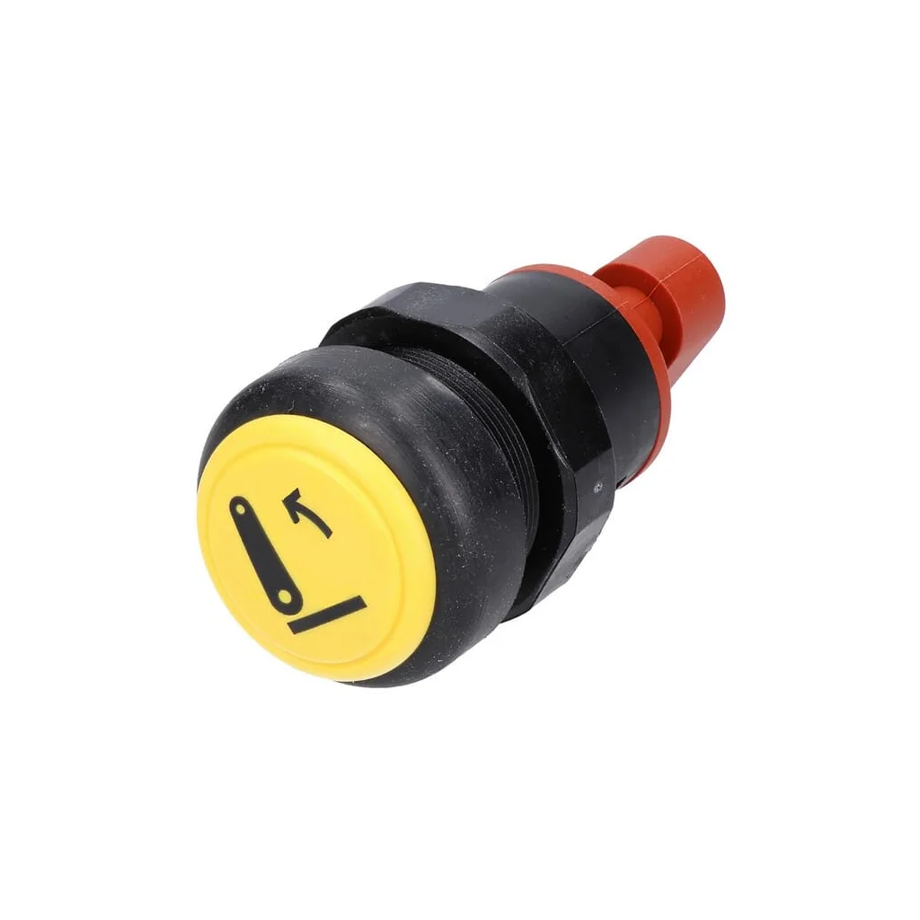 Comutator tip buton ridicare cuplaj rotund galben 11801002PN