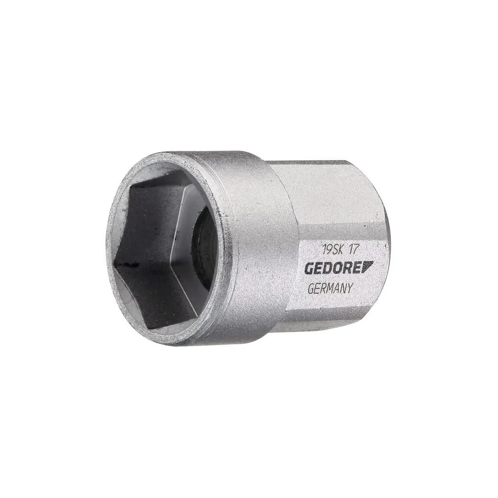 Cheie tubulară 17mm 1/2" scurtă 19SK17GED