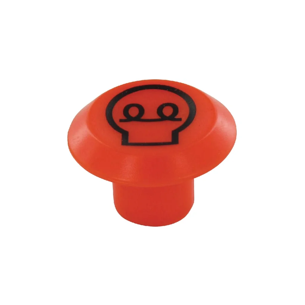 Capac buton Start rotund portocaliu 11326140PN