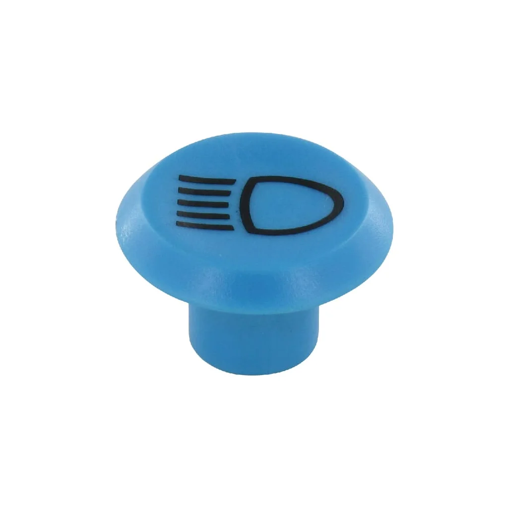Capac buton fază lungă rotund albastru 11336290PN
