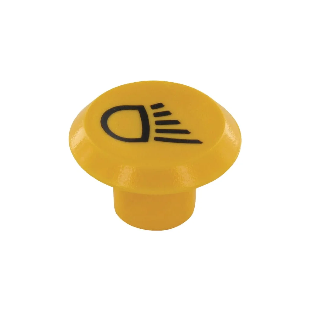 Capac buton lumini de lucru rotund galben 11316890PN