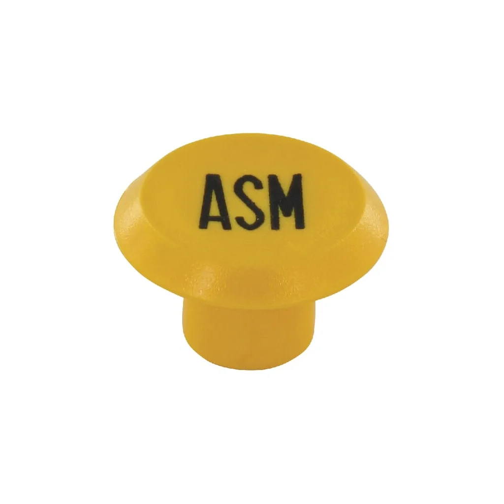 Capac buton ASM rotund galben 11316220PN