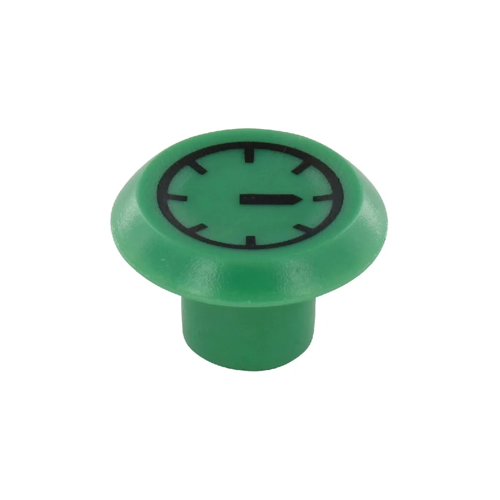 Capac buton afișare ceas rotund verde 11346230PN