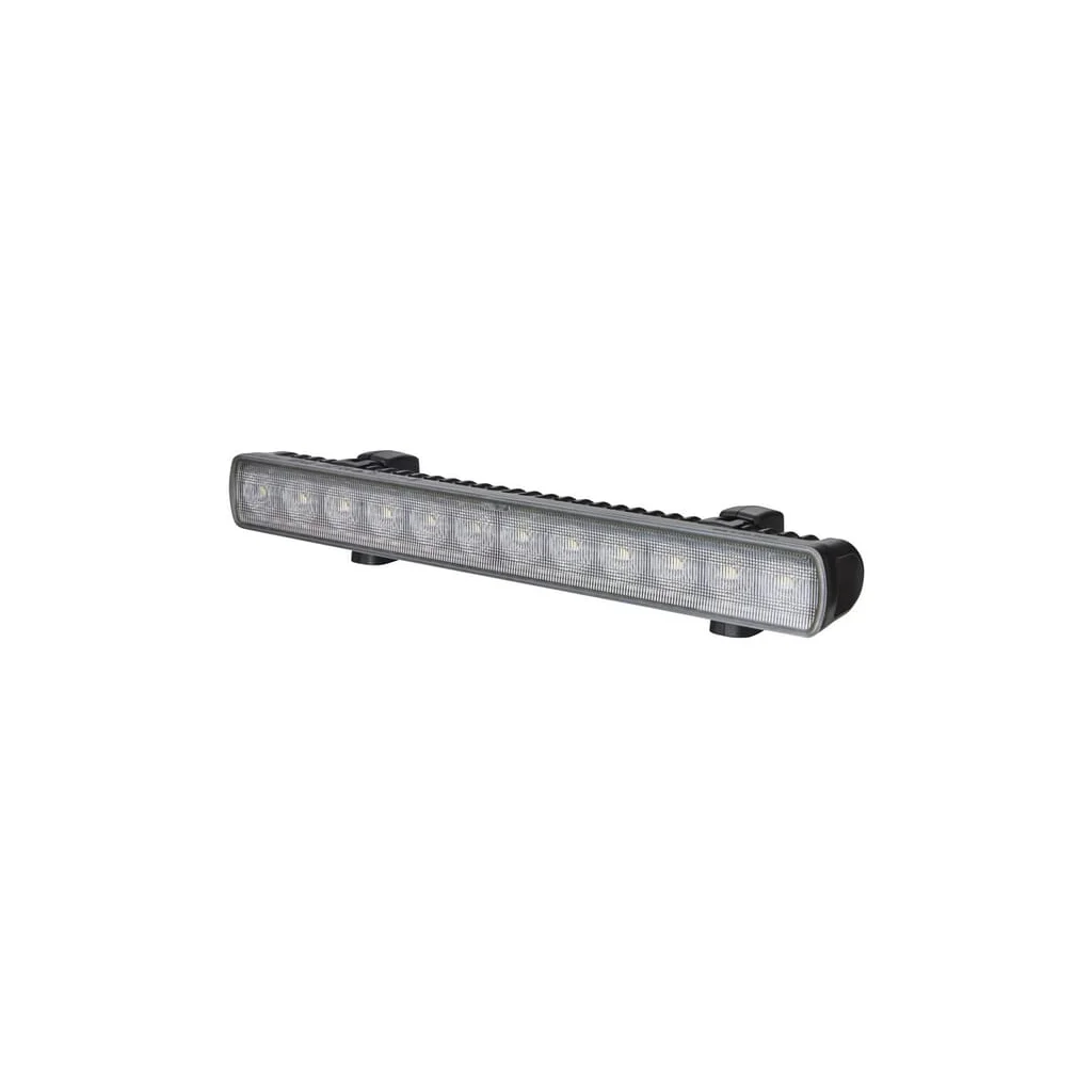 Lumină de lucru LED, 25W, 2200lm, rectangulară, 12/24V, albă, 74x56mm, Flood (dispersie largă), 12 LED-uri, Hella 1GJ958040501