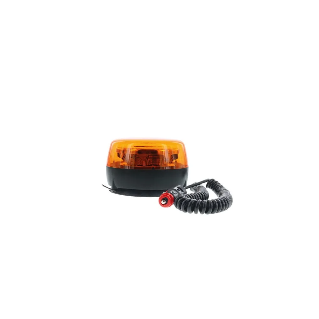 Girofar LED, 11W, 9-32V, chihlimbar, montare pe stâlp magnetic, rotativ, Ø140mmx94mm, ATLAS 212520