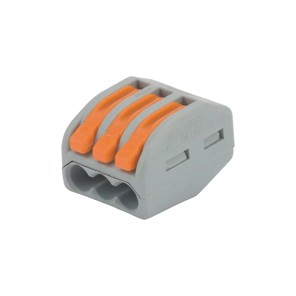 Bloc terminal 3 conductori tip 222 Wago 222413