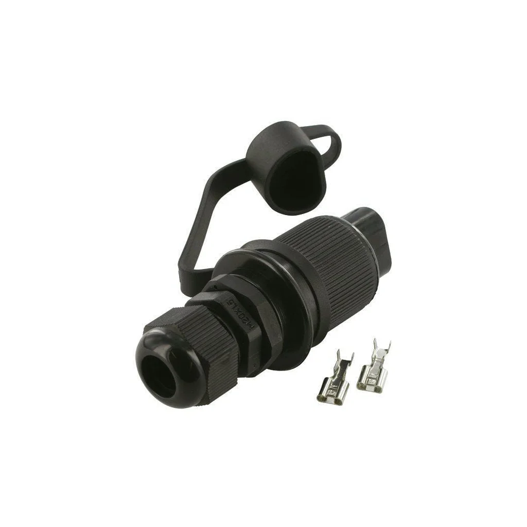 Ștecher 3 poli cu protecție și conectori 25036200M20