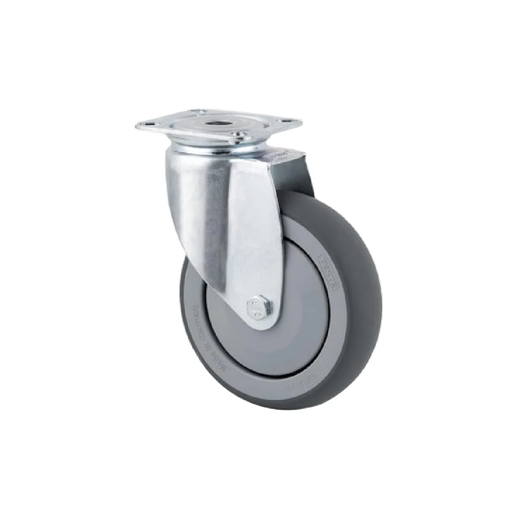 Rolă pivotantă diametru 75x25mm suport 60x60mm sarcină 75kg Tente 2470PJP075P40