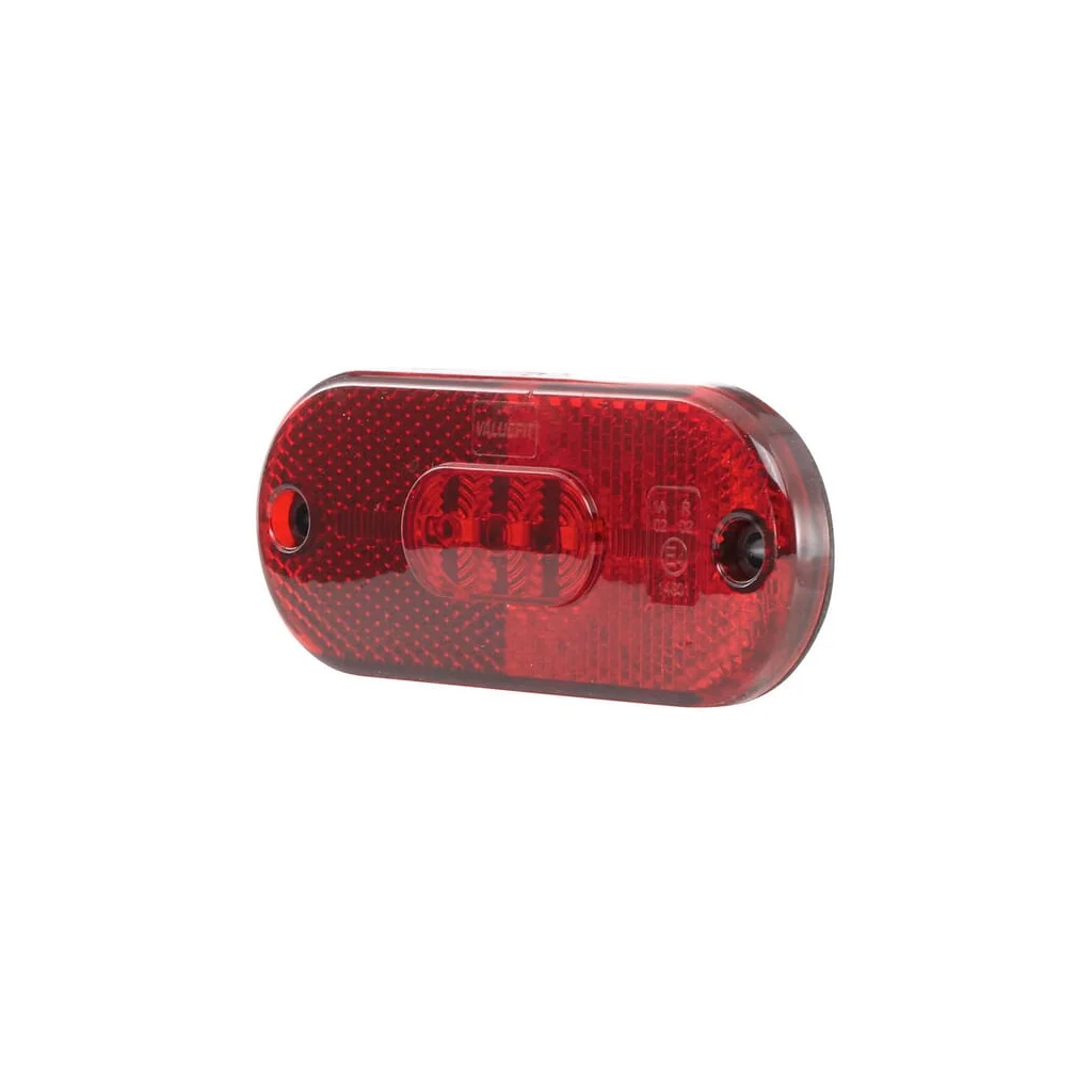 Lumină de poziție LED, rectangulară, 24V, roșie, prindere cu șurub, 108x10.5x44mm, Hella ValueFit 2TM357009111