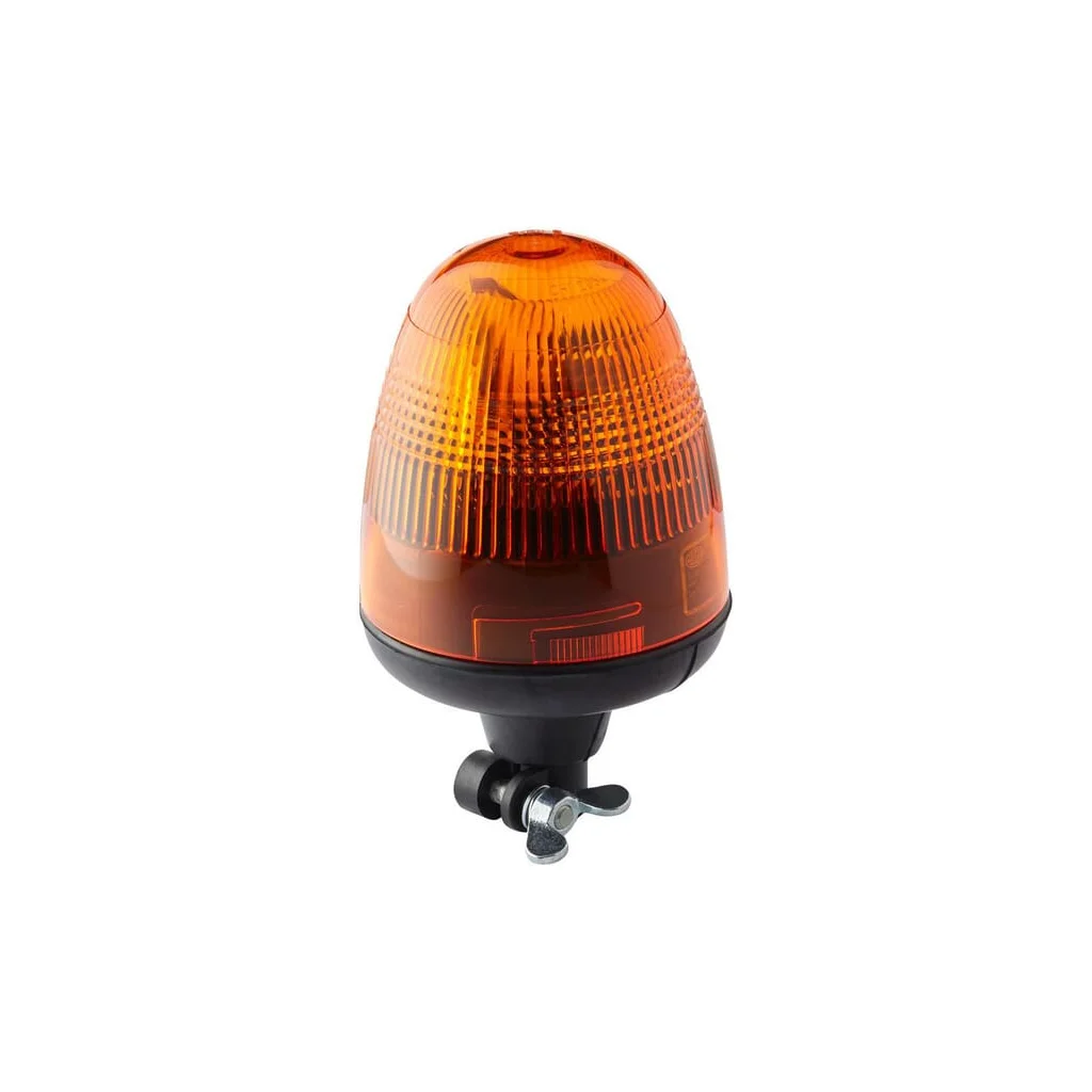 Girofar rotativ halogen rotund 12V galben montare pe stâlp diametru 135mm x222mm Rotaflex Hella 2RL006846001