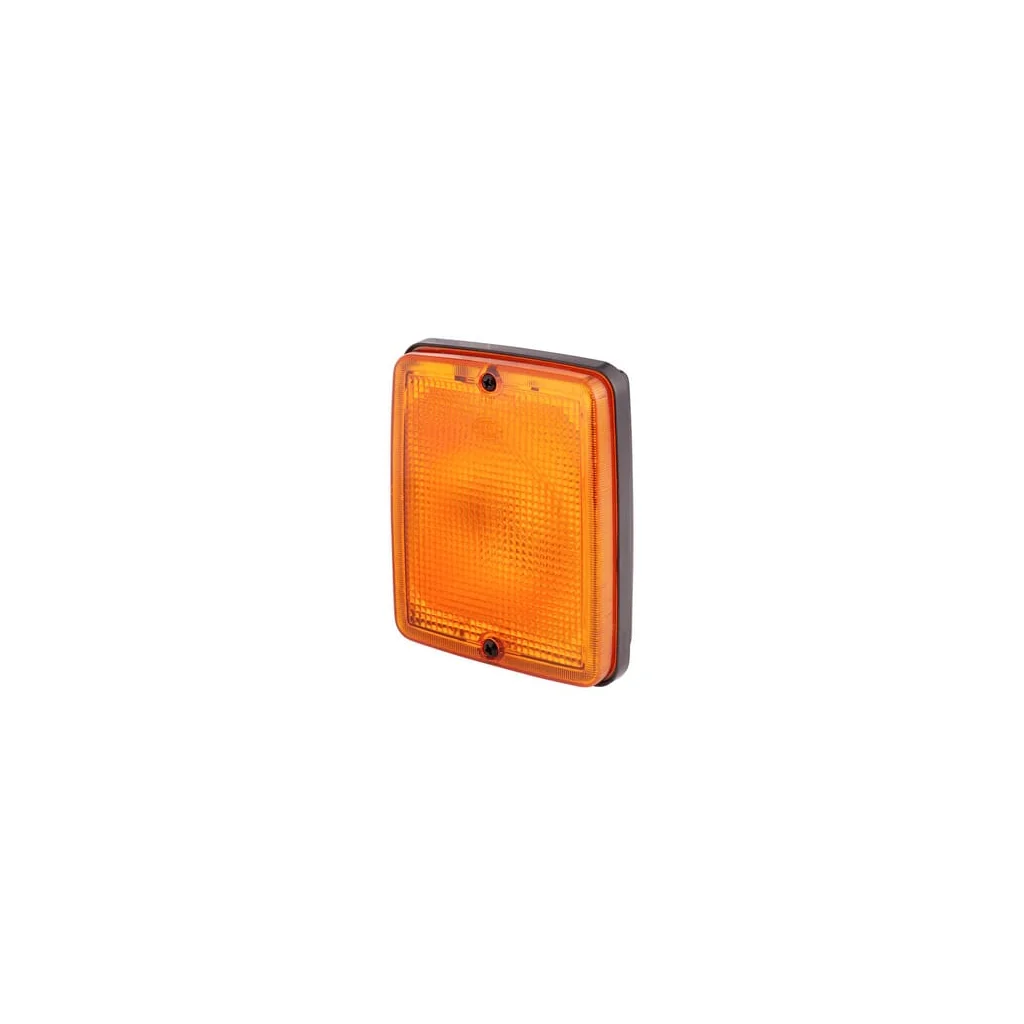 Lumină de poziție pătrată, 12/24V, portocalie, prindere cu șurub, Hella 2XS003236387