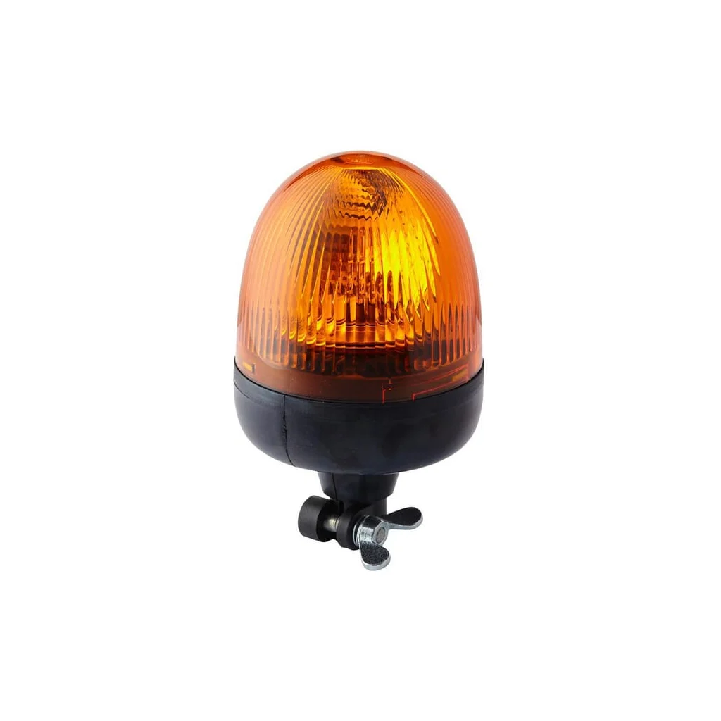 Girofar rotativ halogen rotund 12V galben montare pe stâlp diametru 135mm x217mm Rota Compact Hella 2RL009506001