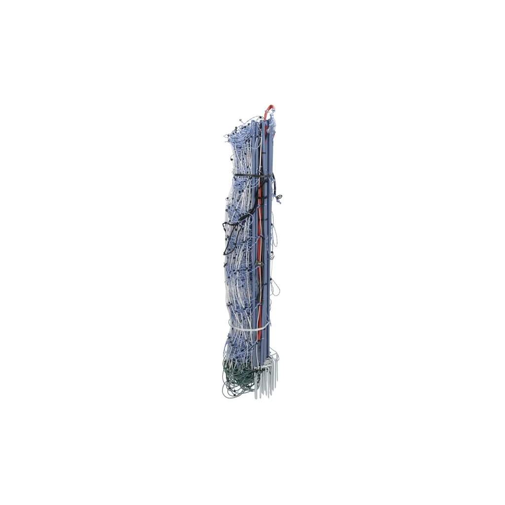 Gard plasă 108cm cu vârf dublu 50m alb/albastru, TitanNet Premium 27831