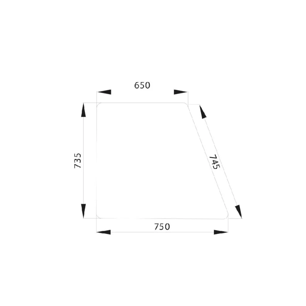 Geam lateral 281500351021N