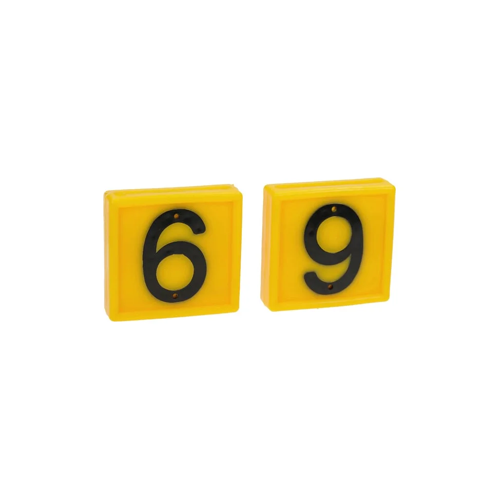 Număr marcare,nr. 6/9, galben, 45x45mm 306069FA