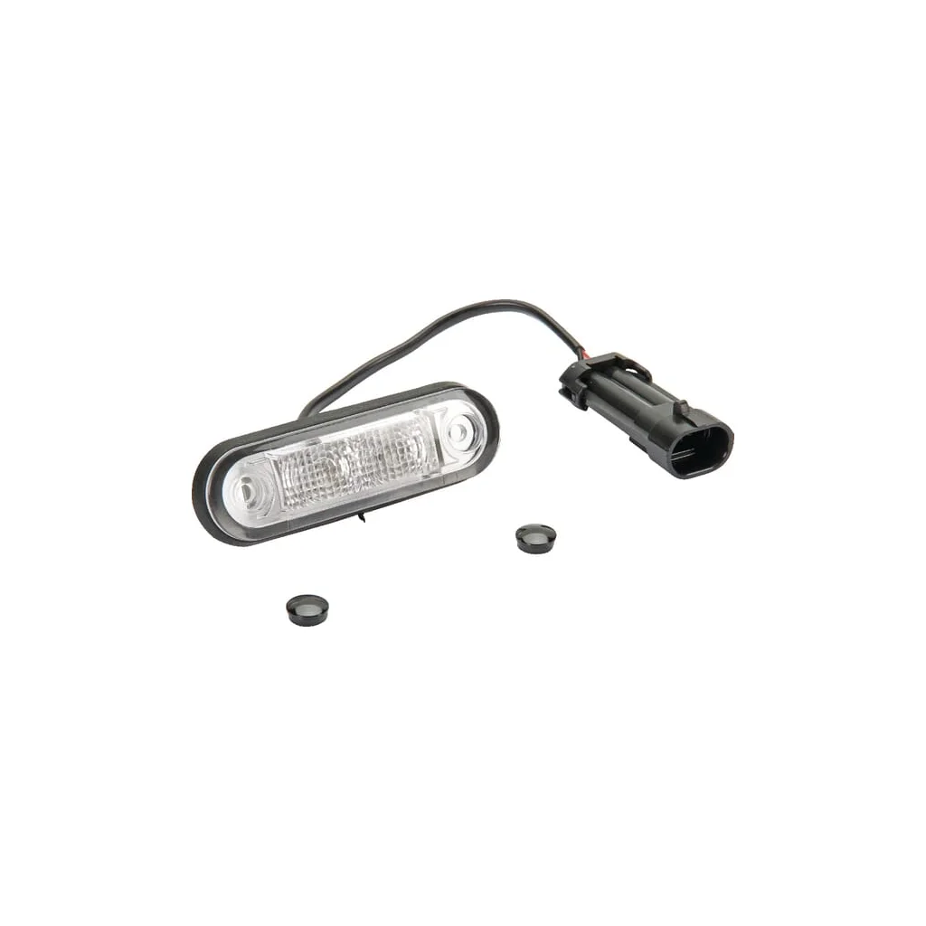 Lumină interioară LED, 0.50W, rectangulară, 12/24V, albă, prindere cu șurub, 84x2 LED-uri, Hella 2XT959510467