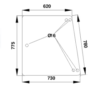Geam Lateral 385500350030