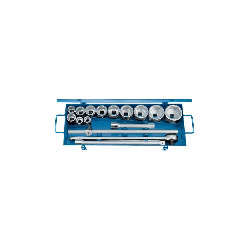 Set chei tubulare hexagonale 3/4" 16 piese 22-60mm 32FMZGED