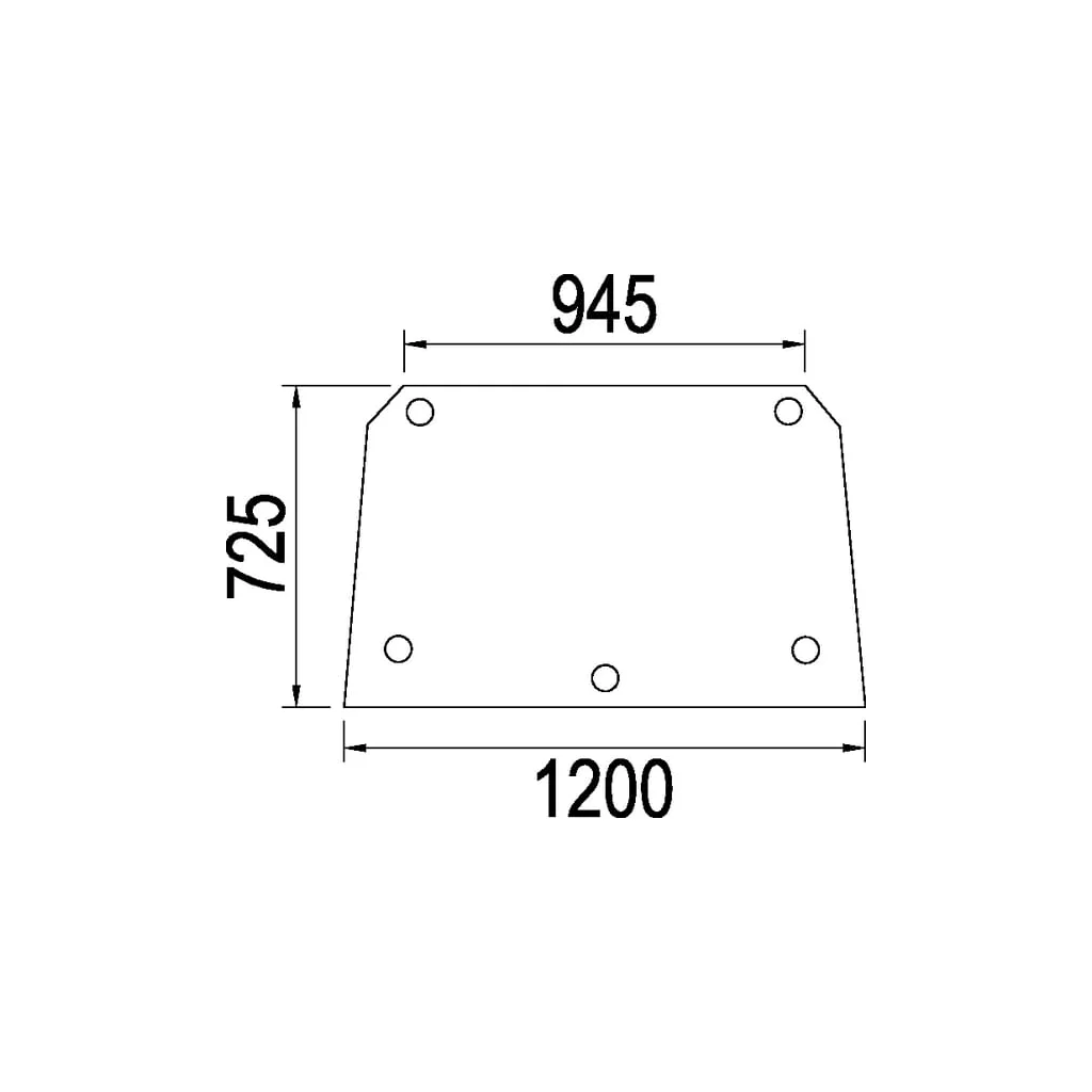 Geam spate superior 3226351R3N